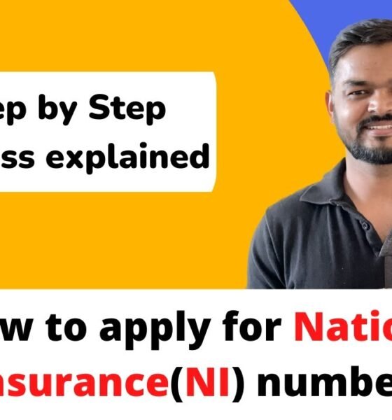 How to apply for national insurance number